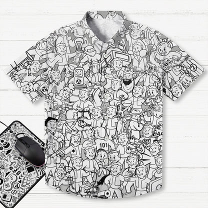 Vault Boy Geek Hawaiian Shirt