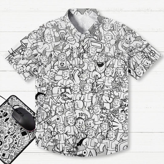 Vault Boy Geek Hawaiian Shirt