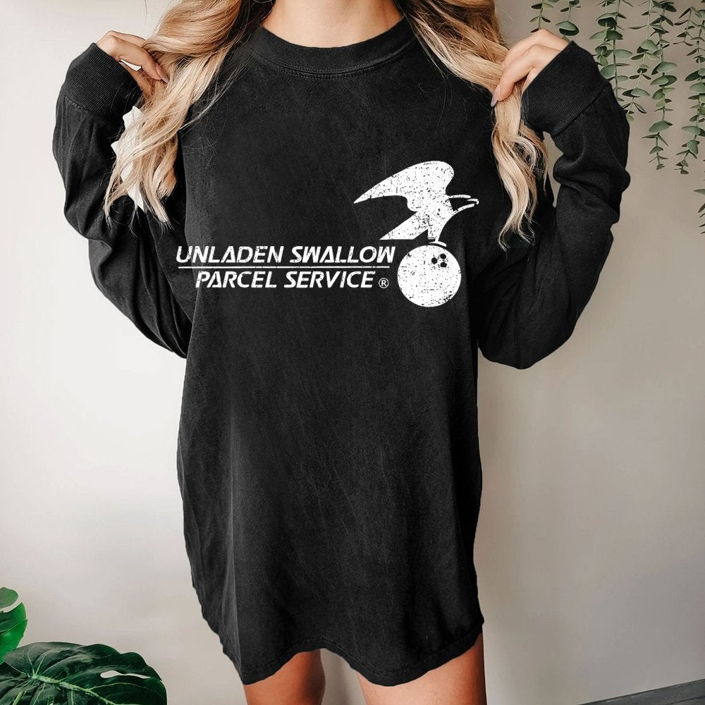 Unladen Bird Parcel Service Washed Long Sleeve Tee