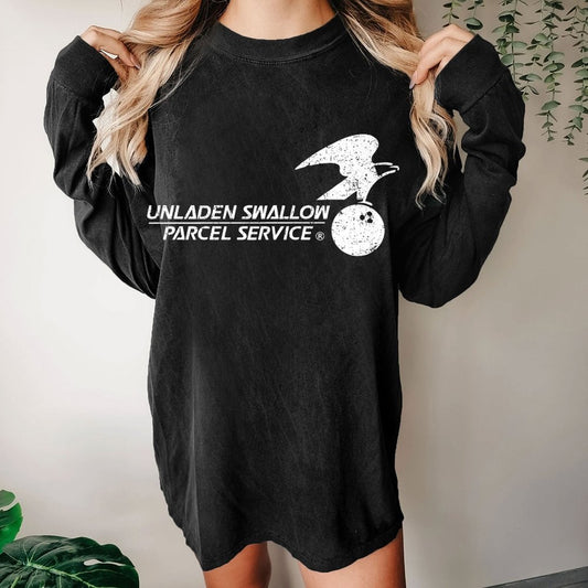Unladen Bird Parcel Service Washed Long Sleeve Tee