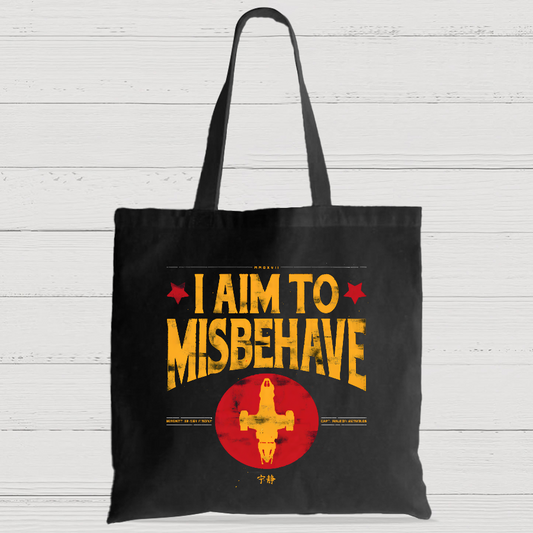 I Aim To Misbehave Casual Classic Canvas Bag