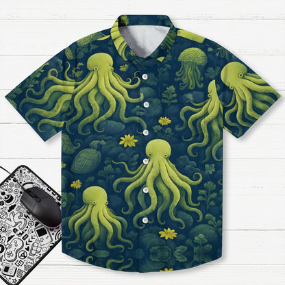 Octopus Geek Hawaiian Shirt