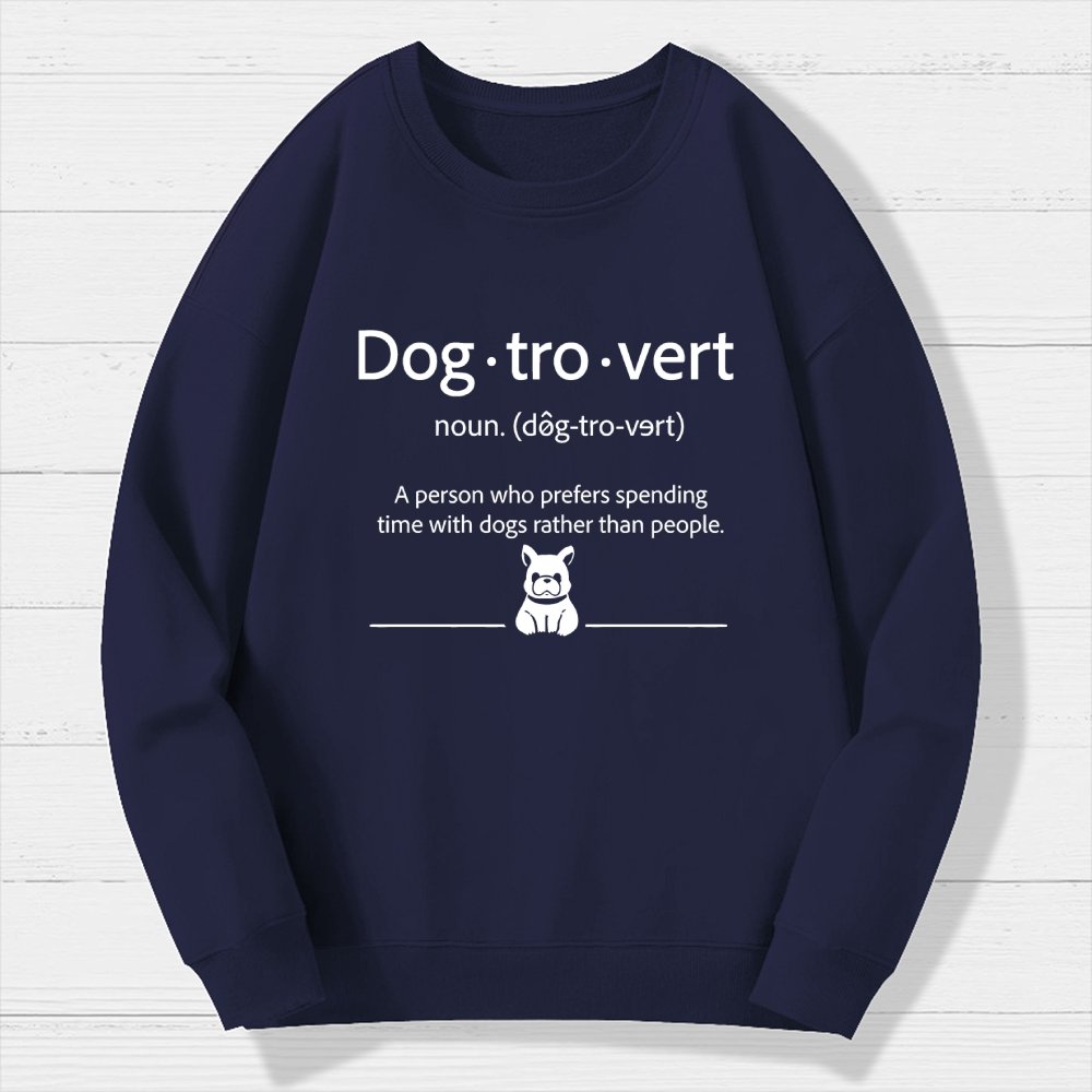 Dog-Tro-Voy Geek Cotton Sweatshirt