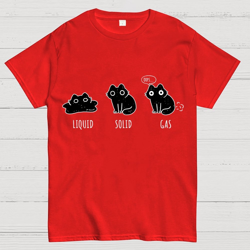 States of Cat Geek T-Shirt