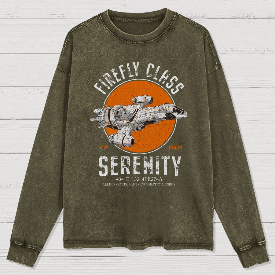 Retro Smugglers Washed Long Sleeve Tee