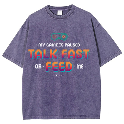Feed the Gamer Vintage Distressed T-shirt