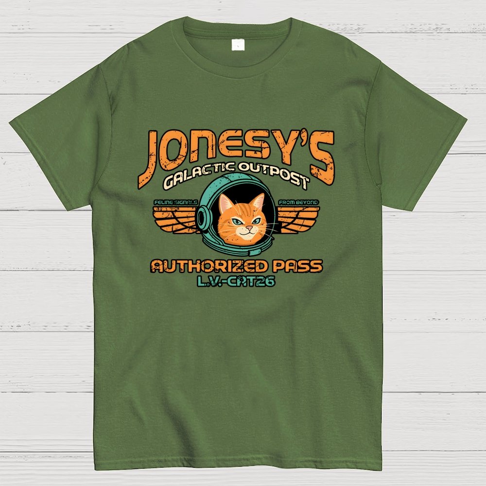 Jonesys Cosmic Hangout Geek T-Shirt