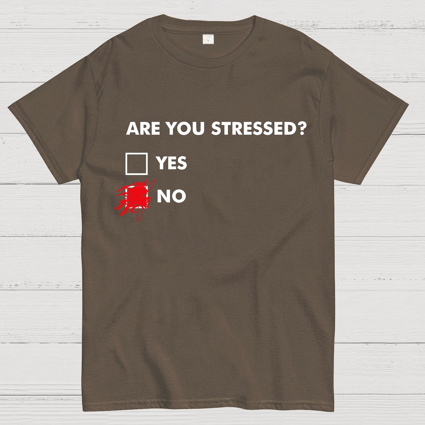 Fuuny Word Are You Stressed? No Geek T-Shirt