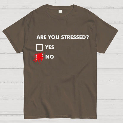 Fuuny Word Are You Stressed? No Geek T-Shirt