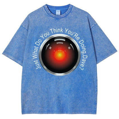HAL-What Do You Think You’Re Doing,Dave? Vintage Distressed T-shirt