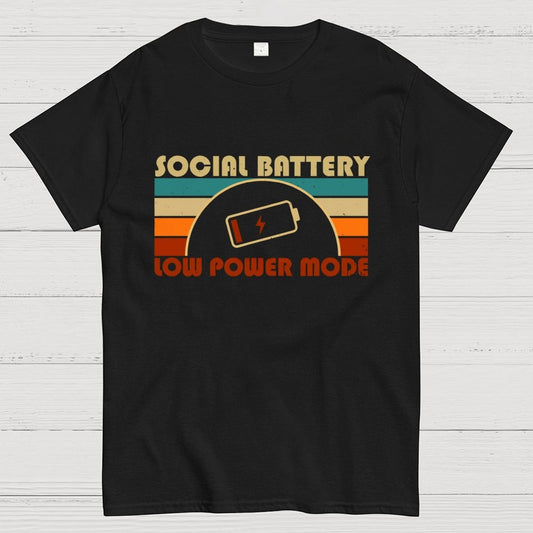 Low Social Battery Geek T-Shirt
