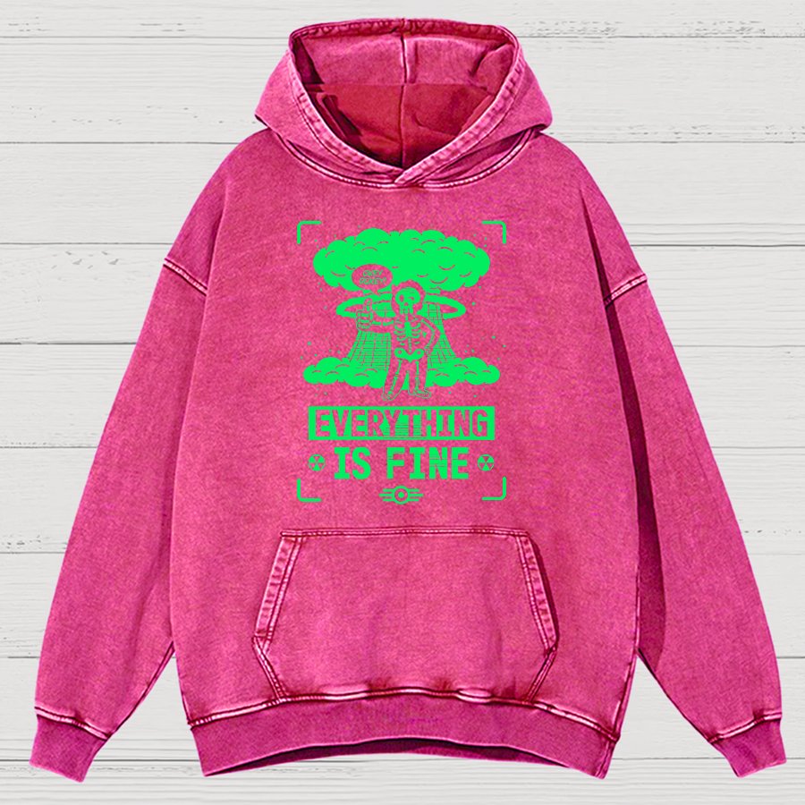 Nuclear Boy Vintage Distressed Hoodie