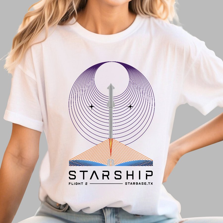 Starship Flight 2 Nerdy T-Shirt