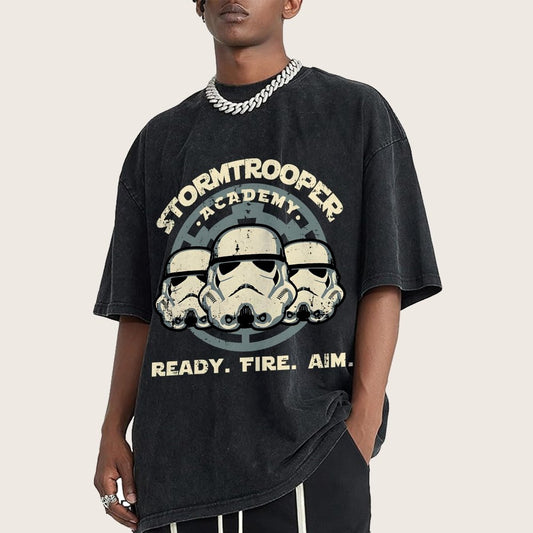 Ready. Fire. Aim. Vintage Distressed T-shirt