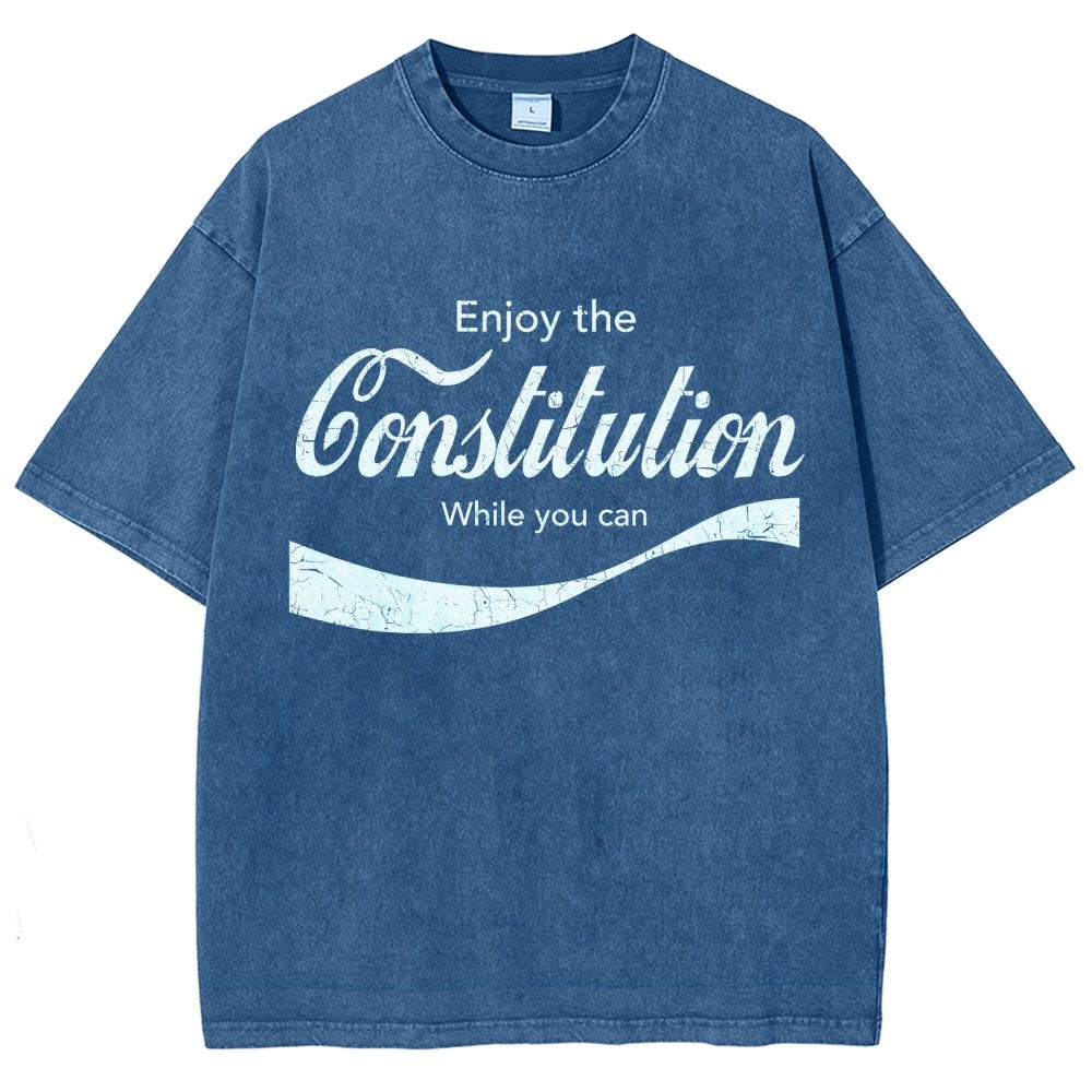 Constitution Cola Vintage Distressed T-shirt