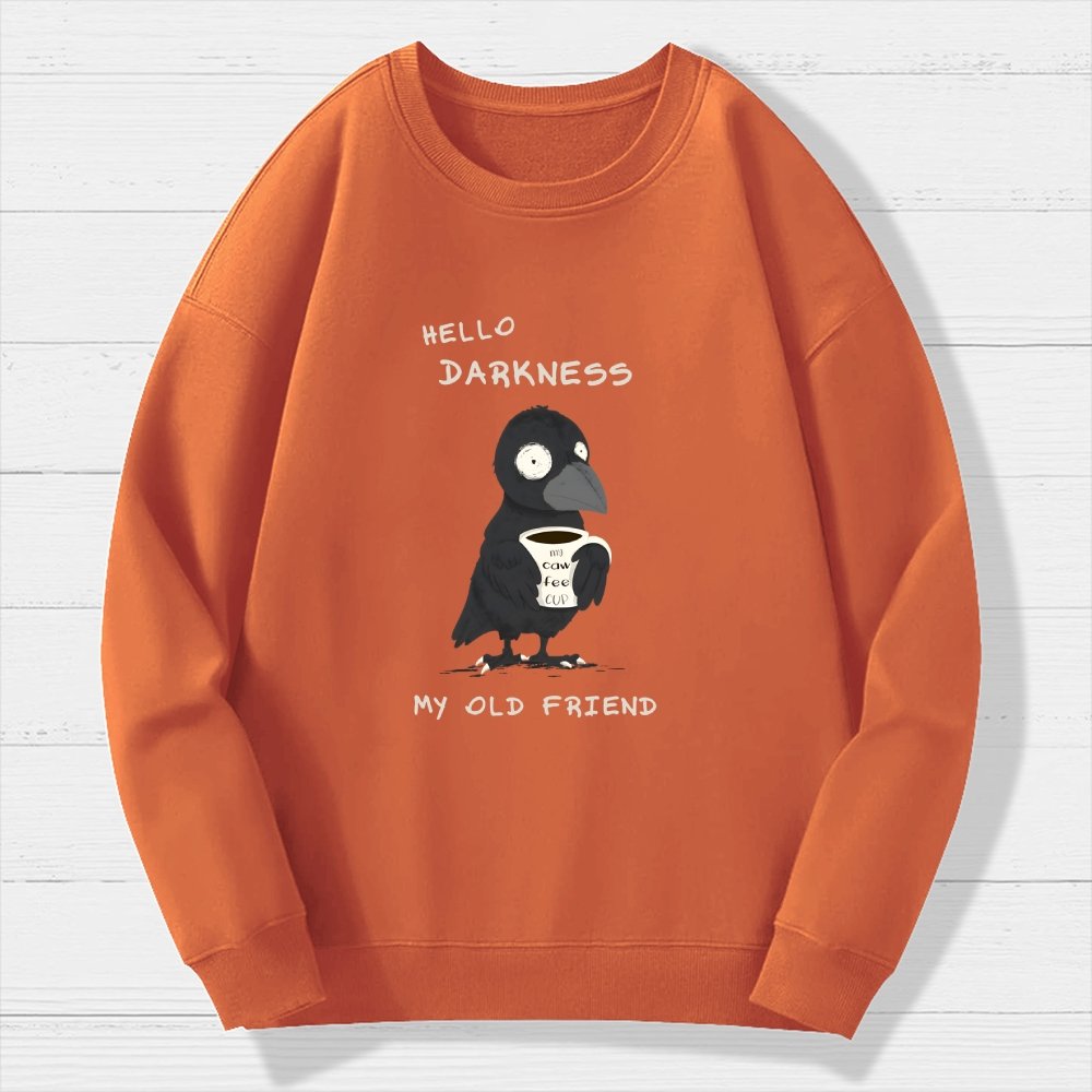Hello Darkness Geek Cotton Sweatshirt