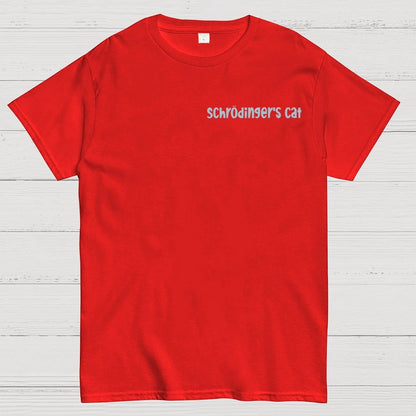 Schrodinger's Cat Escape Plan Front And Back Printing Geek T-Shirt