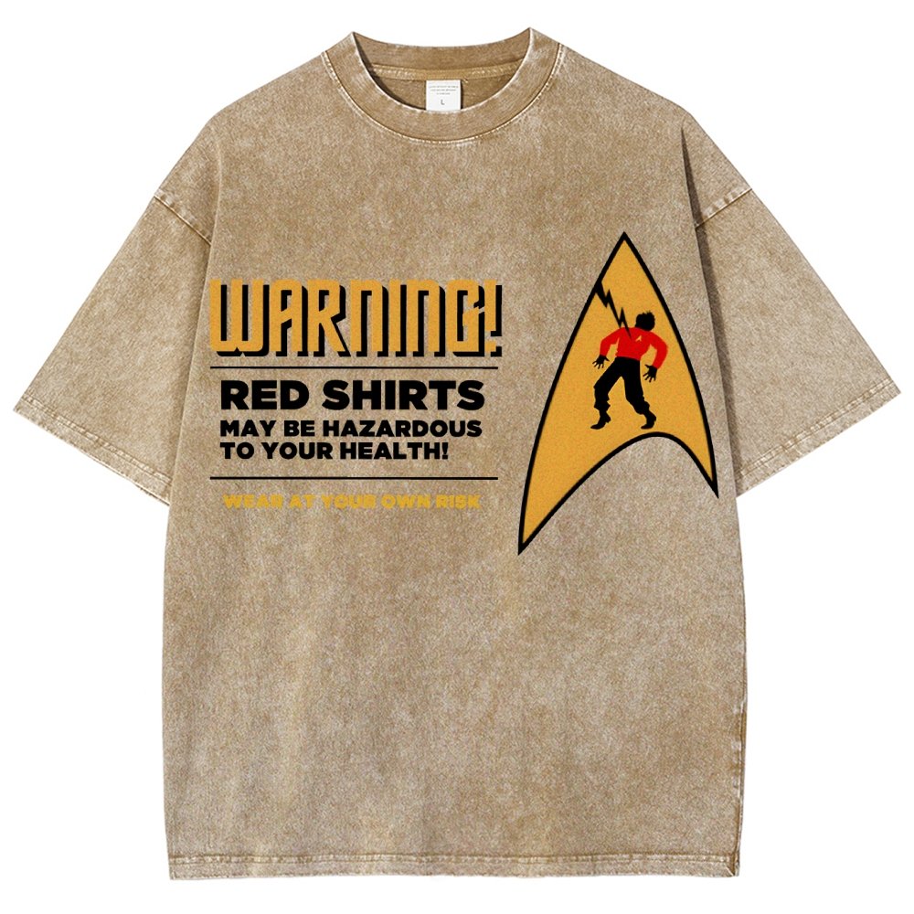 Red Shirts Vintage Distressed T-shirt