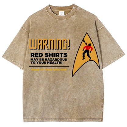 Red Shirts Vintage Distressed T-shirt