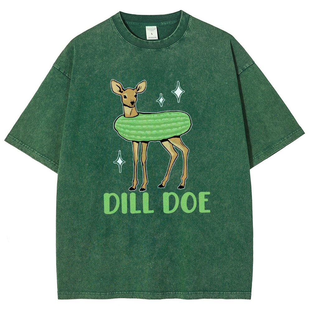 Dill Pickle Funny Vintage Distressed T-shirt