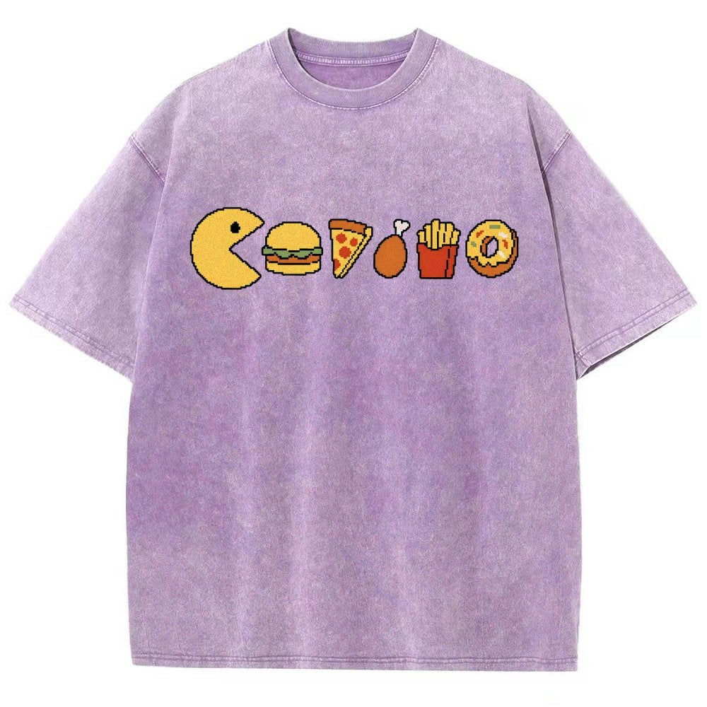 Snack-man Vintage Distressed T-shirt