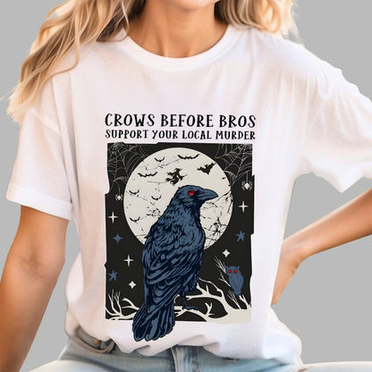 Crows Before Bros Unisex Geek T-Shirt