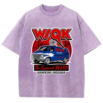 WSQK Elmwood Vintage Distressed T-shirt