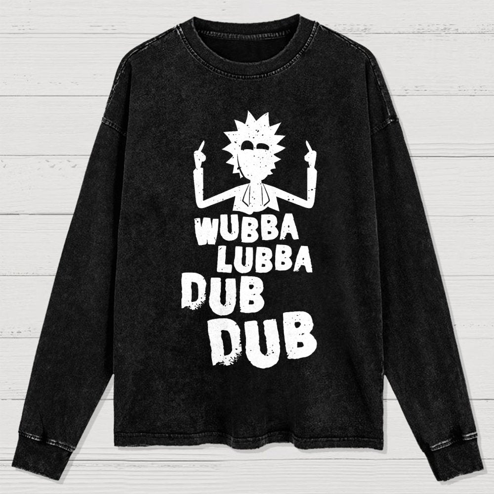 Zibba Zubba Zub Zub Washed Long Sleeve Tee