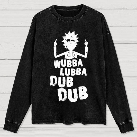 Zibba Zubba Zub Zub Washed Long Sleeve Tee