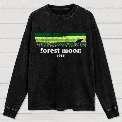 Vintage Forest Glade Washed Long Sleeve Tee