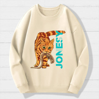 Jonesy Geek Cotton Sweatshirt