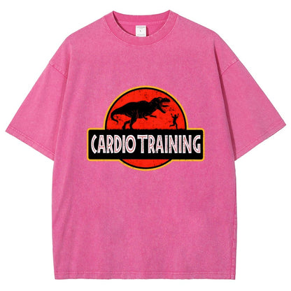 Cardio Training Vintage Distressed T-shirt