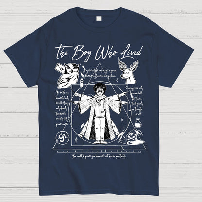Vitruvian Wizard Geek T-Shirt