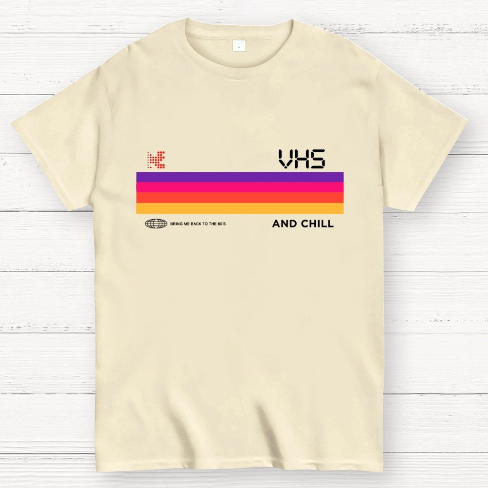 Vhs And Chill Geek T-Shirt