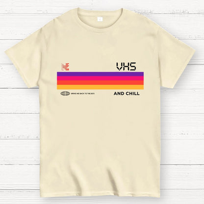 Vhs And Chill Geek T-Shirt