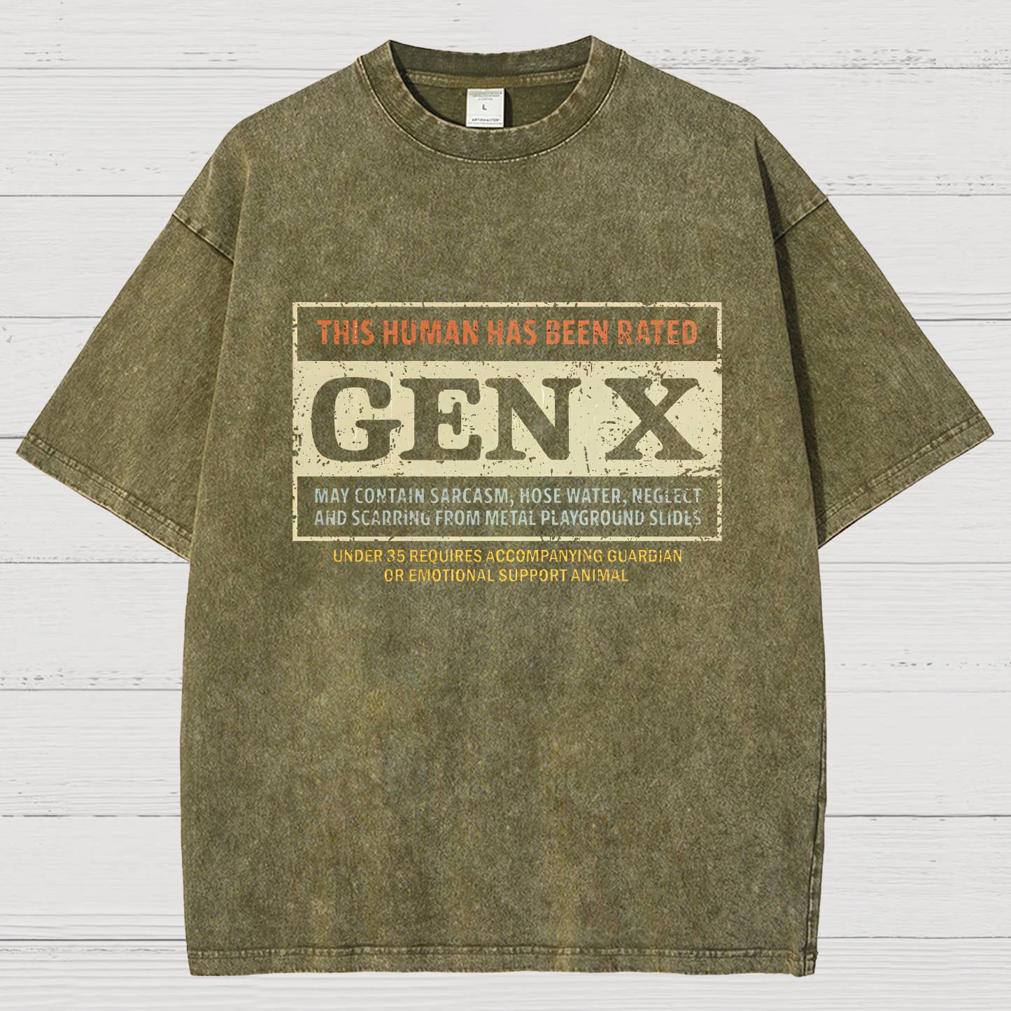 Gen X Vintage Distressed T-shirt
