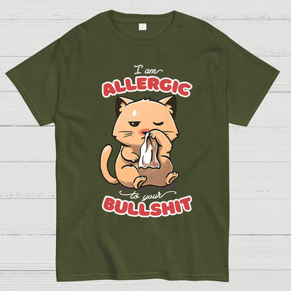 Allergic To Your Bullshit Geek T-Shirt