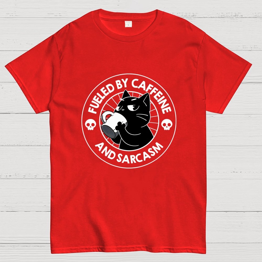 Fueled By Caffeine Geek T-Shirt