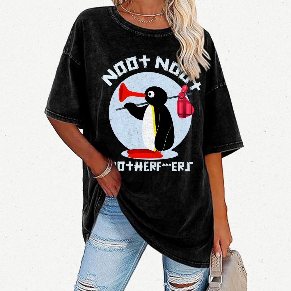 NOOT NOOT MOTHERF***ERS Vintage Distressed T-shirt