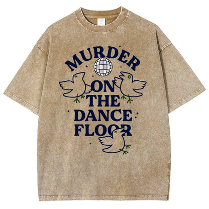 Murder On The Dance Floor Vintage Distressed T-shirt