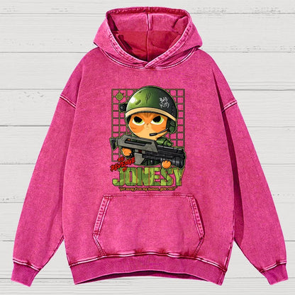 The Revenge Of Jonesy Vintage Distressed Hoodie