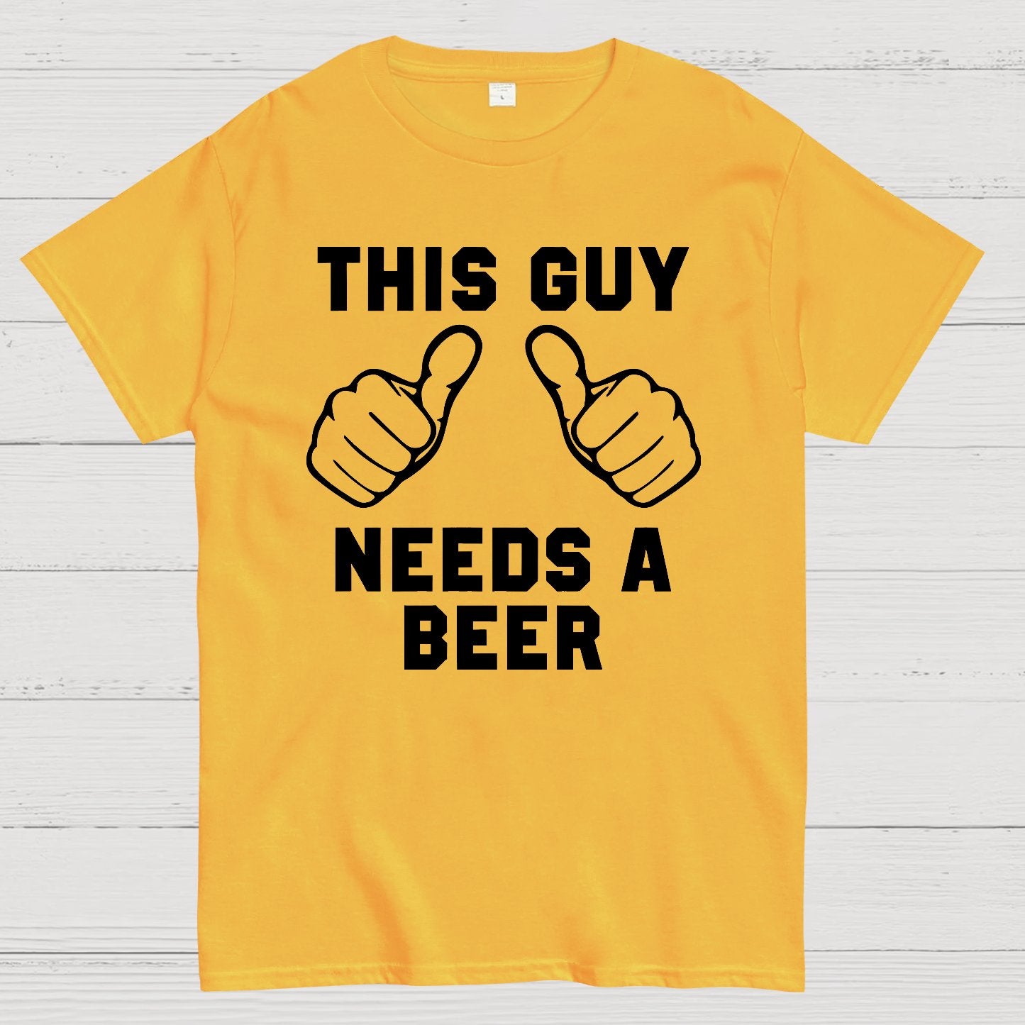 This Guy Needs A Beer Geek T-Shirt