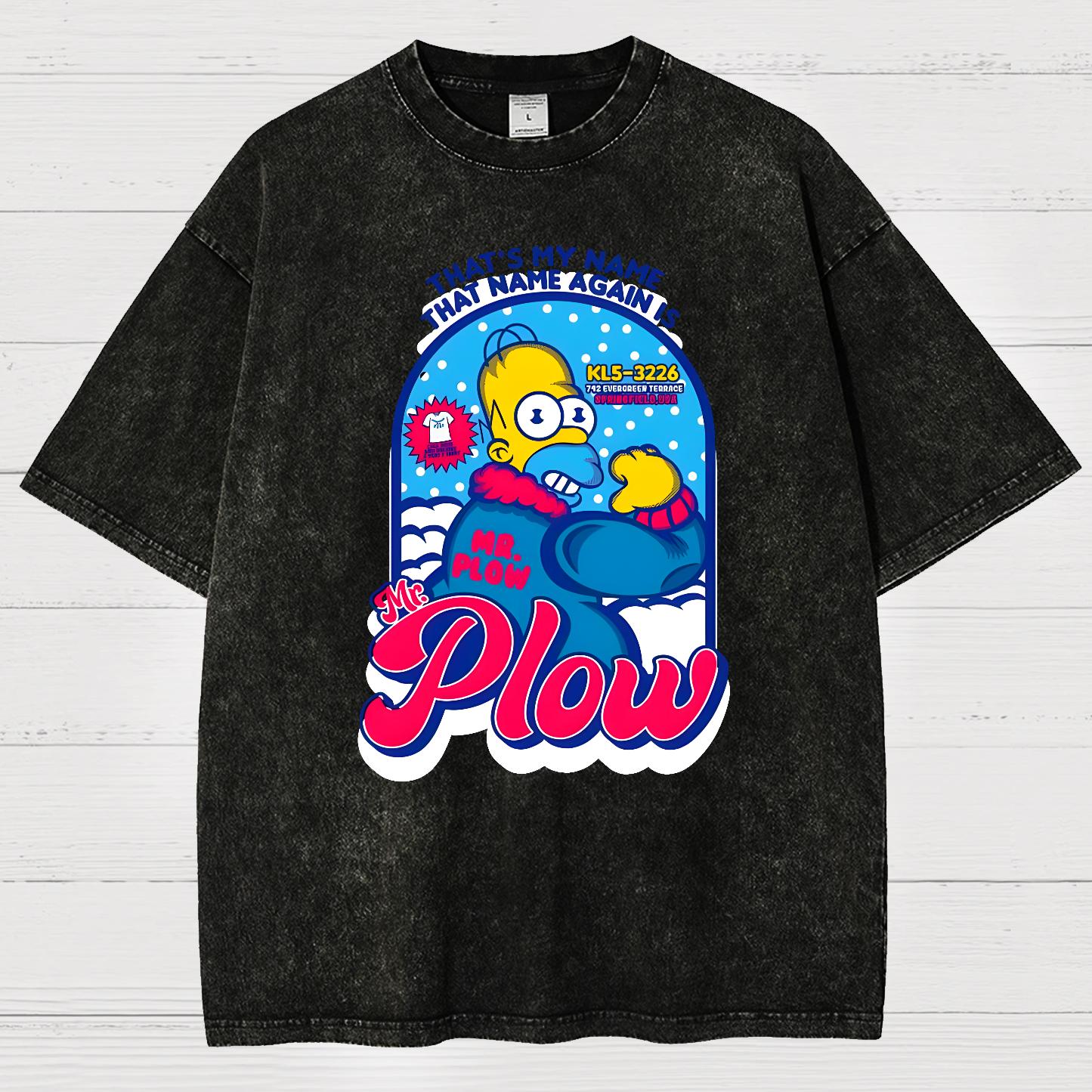Mr. Plow Vintage Distressed T-shirt