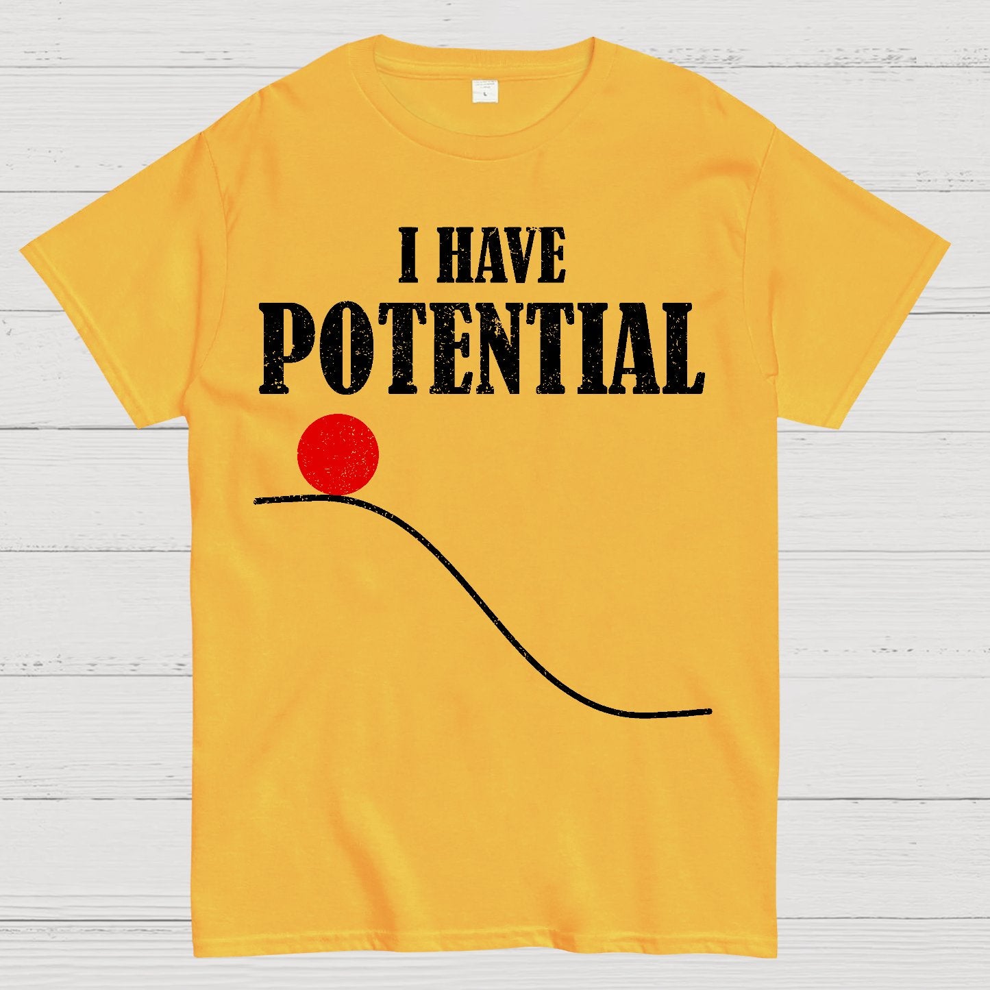 I Have Potential Energy Funny Physics Geek T-Shirt