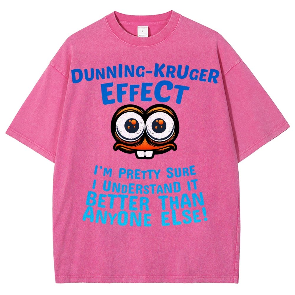 Dunning-Kruger-Effekt Vintage Distressed T-shirt