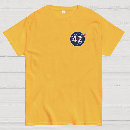 42 Life Universe and Everything Front And Back Printing Geek T-Shirt