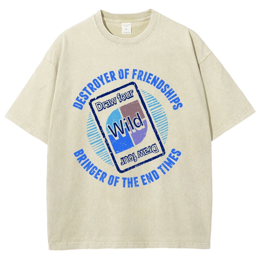 Destroyer of Friendships Vintage Distressed T-shirt