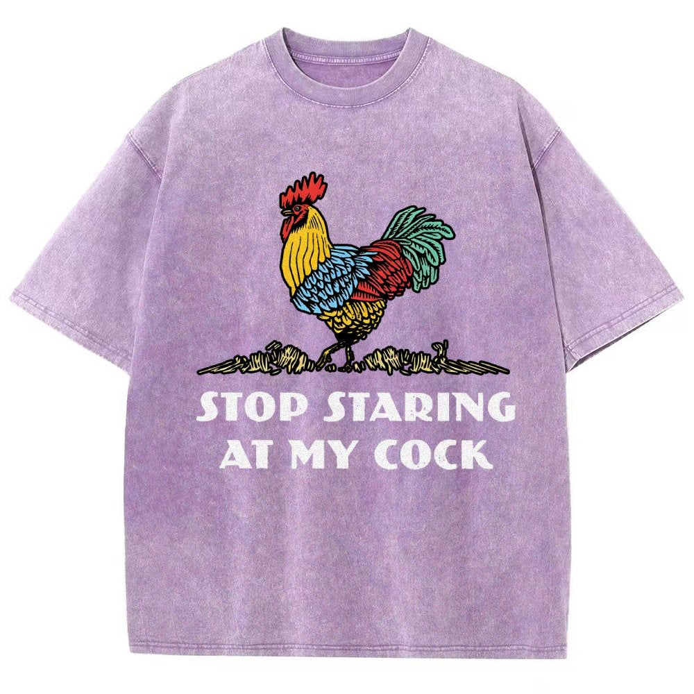 Stop Staring at My Cock  Vintage Distressed T-shirt