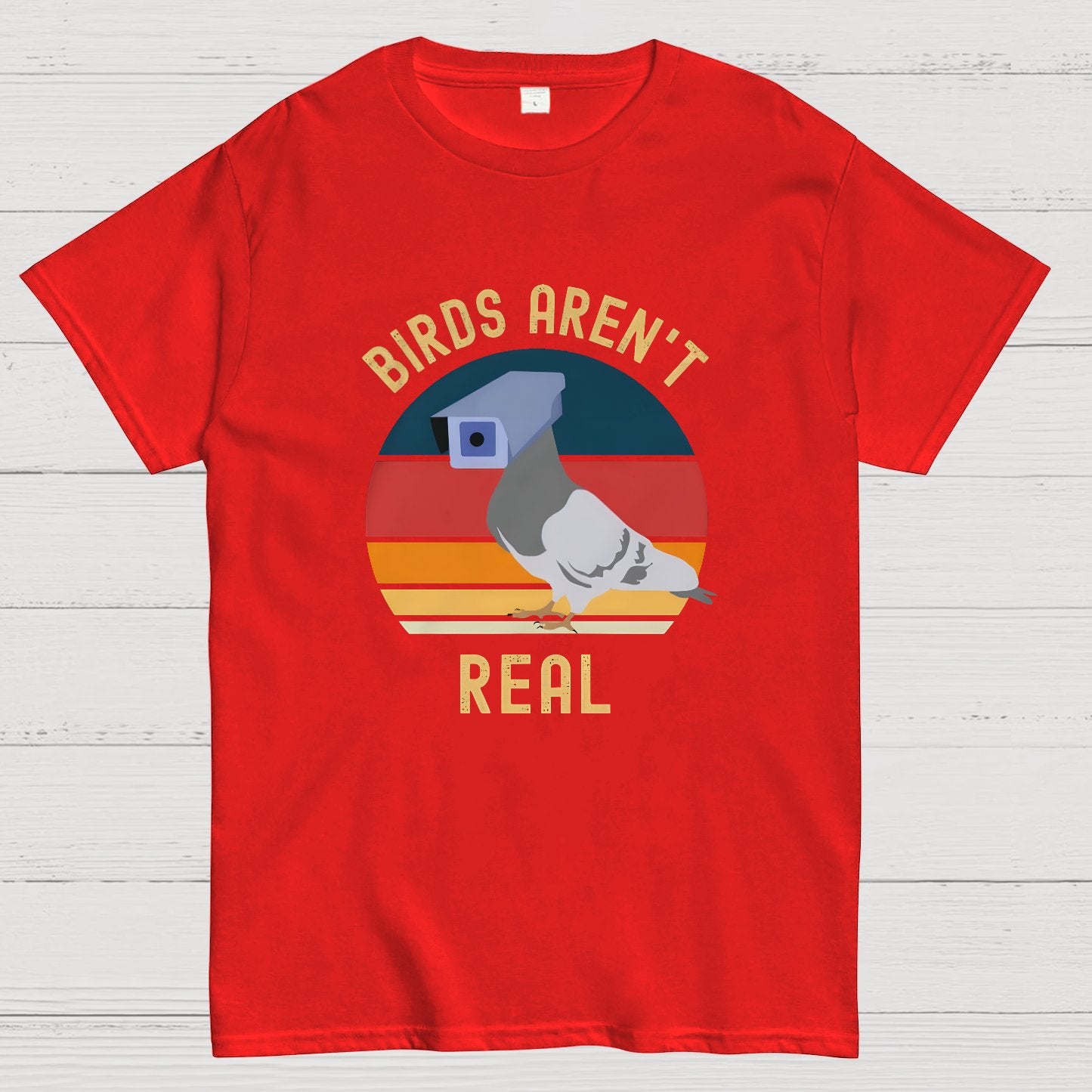 Birds Aren't Real , If It Flies It Spies Geeky T-Shirt