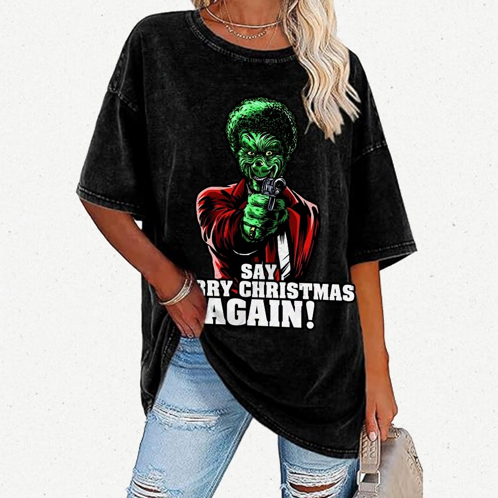Say it Again Vintage Distressed T-shirt